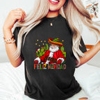 Feliz Navidad Santa Hat - Christmas Unisex Crewneck T-Shirt Sweatshirt Hoodie