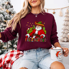 Feliz Navidad Santa Hat - Christmas Unisex Crewneck T-Shirt Sweatshirt Hoodie