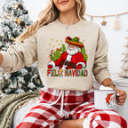 Feliz Navidad Santa Hat - Christmas Unisex Crewneck T-Shirt Sweatshirt Hoodie