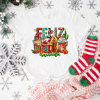 Feliz Navidad Mary Design - Christmas Unisex Crewneck T-Shirt Sweatshirt Hoodie