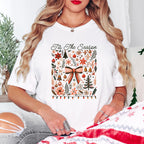 Tis The Season Ribbon Design - Christmas Unisex Crewneck T-Shirt Sweatshirt Hoodie