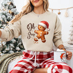 Oh Snap Cookie Design - Christmas Unisex Crewneck T-Shirt Sweatshirt Hoodie