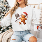 Oh Snap Cookie Design - Christmas Unisex Crewneck T-Shirt Sweatshirt Hoodie