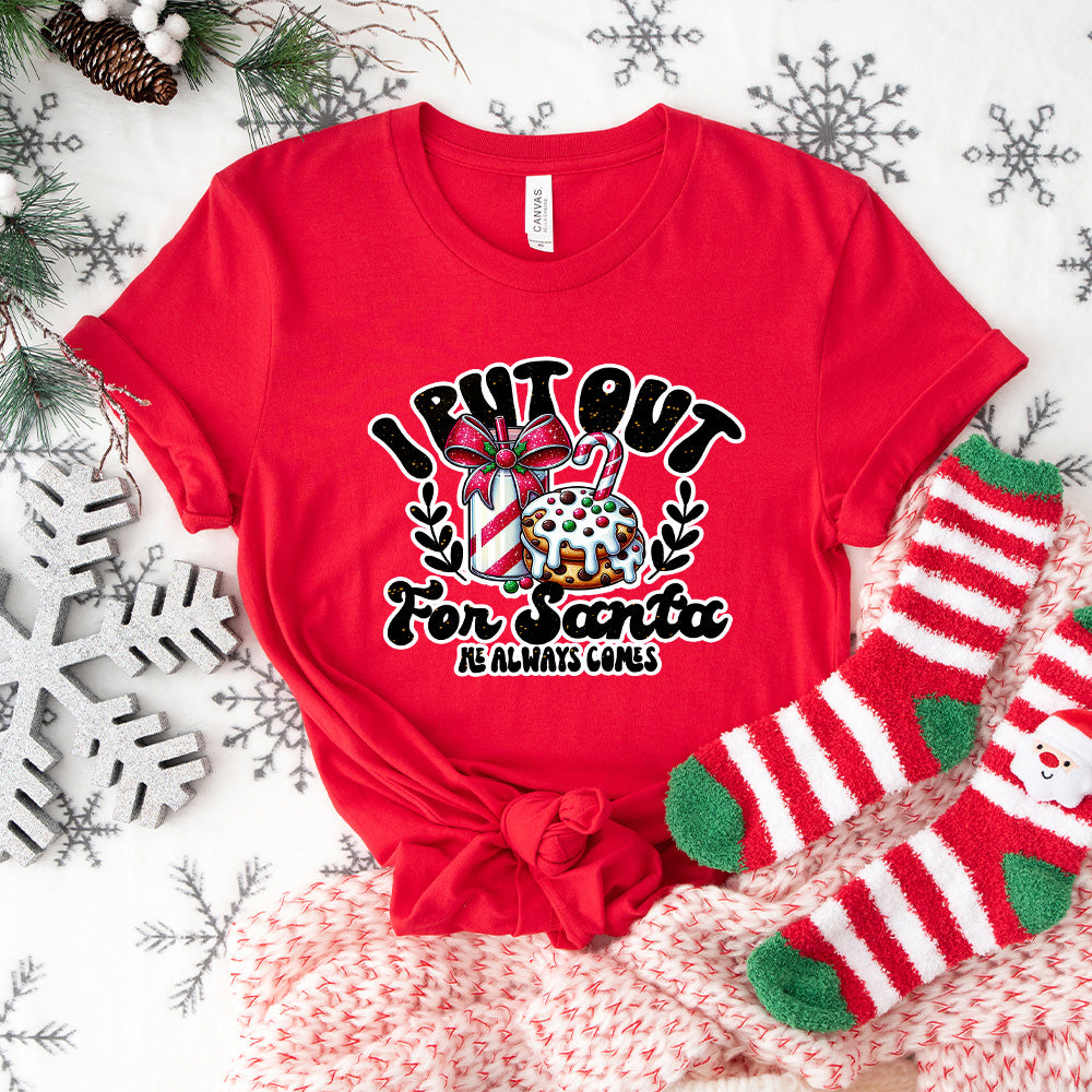 I Put Out For Santa - Christmas Unisex Crewneck T-Shirt Sweatshirt Hoodie