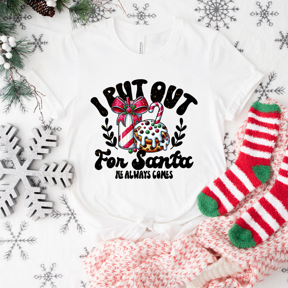 I Put Out For Santa - Christmas Unisex Crewneck T-Shirt Sweatshirt Hoodie