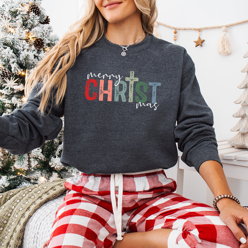 Merry Christ Mas - Christmas Unisex Crewneck T-Shirt Sweatshirt Hoodie
