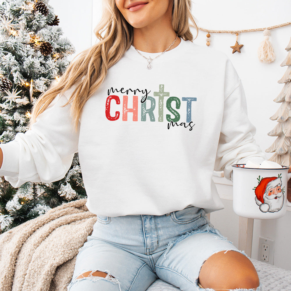 Merry Christ Mas - Christmas Unisex Crewneck T-Shirt Sweatshirt Hoodie