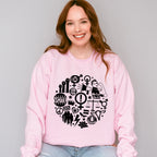 Woman Rights Doodles Design - Feminism Theme Unisex Crewneck T-Shirt Sweatshirt Hoodie