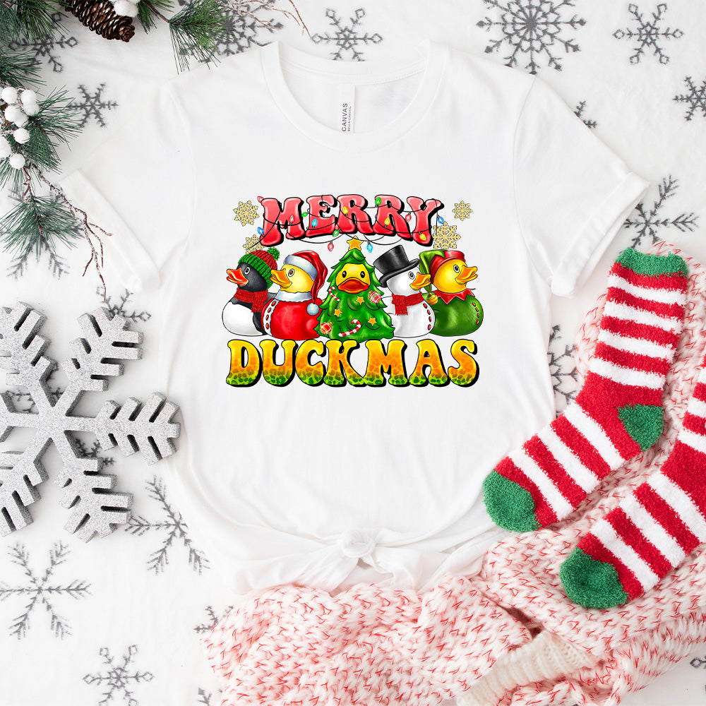 Merry Duckmas - Christmas Unisex Crewneck T-Shirt Sweatshirt Hoodie