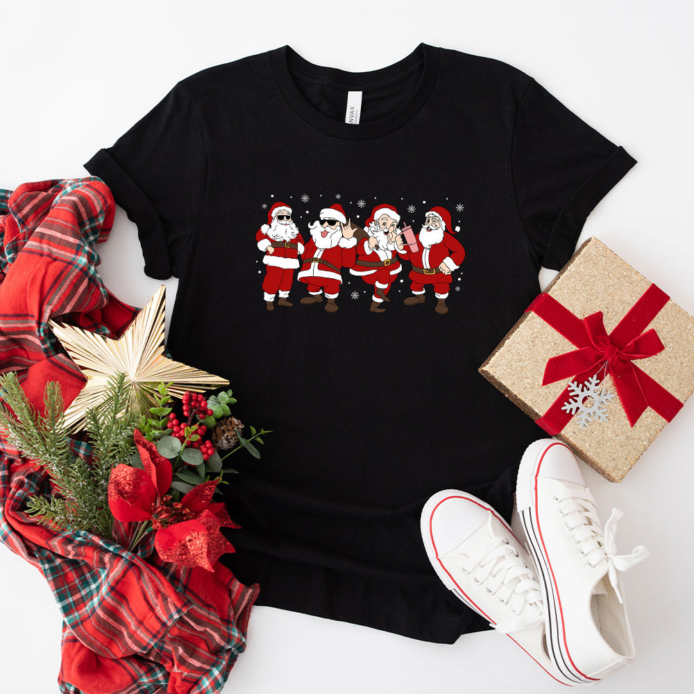 Santa Cool Design - Christmas Unisex Crewneck T-Shirt Sweatshirt Hoodie