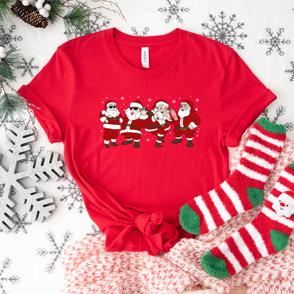 Santa Cool Design - Christmas Unisex Crewneck T-Shirt Sweatshirt Hoodie