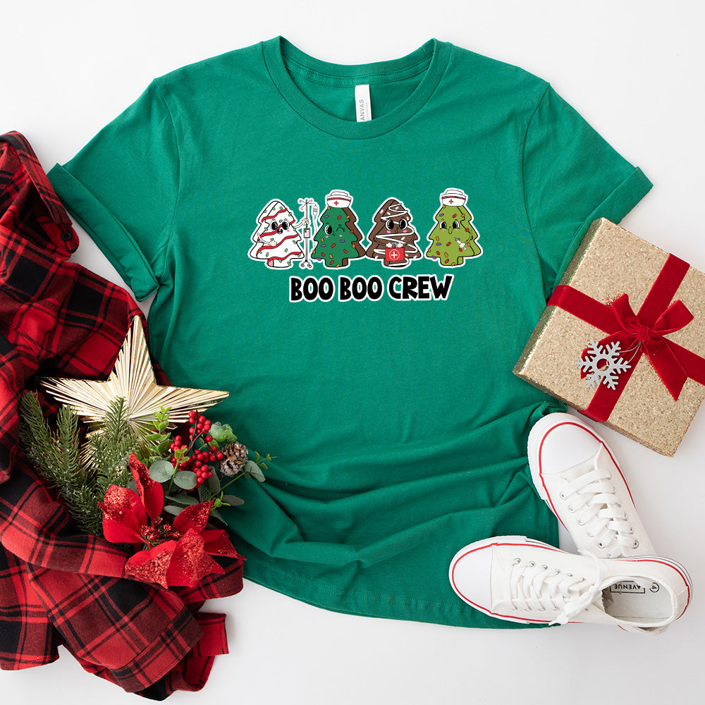 Boo Boo Crew Trees - Christmas Unisex Crewneck T-Shirt Sweatshirt Hoodie