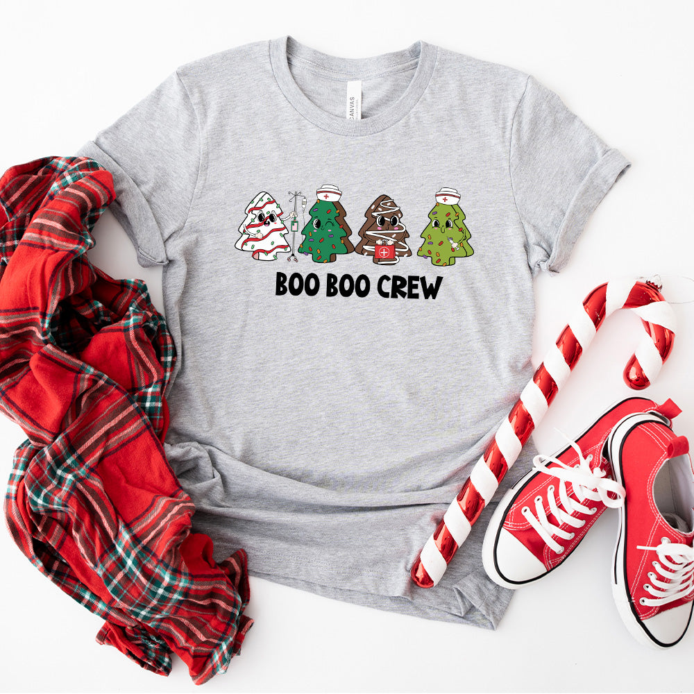 Boo Boo Crew Trees - Christmas Unisex Crewneck T-Shirt Sweatshirt Hoodie