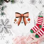 Red Ribbon And Baubles - Christmas Unisex Crewneck T-Shirt Sweatshirt Hoodie