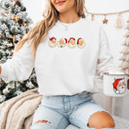 Cute Santa Design - Christmas Unisex Crewneck T-Shirt Sweatshirt Hoodie