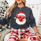 Santa Red Bubble Gum - Christmas Unisex Crewneck T-Shirt Sweatshirt Hoodie