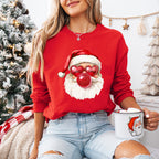 Santa Red Bubble Gum - Christmas Unisex Crewneck T-Shirt Sweatshirt Hoodie