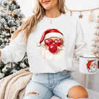 Santa Red Bubble Gum - Christmas Unisex Crewneck T-Shirt Sweatshirt Hoodie