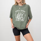 Sorta Merry Sorta Feral - Christmas Unisex Crewneck T-Shirt Sweatshirt Hoodie