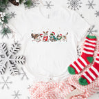 Christmas Cats In Snow - Christmas Unisex Crewneck T-Shirt Sweatshirt Hoodie