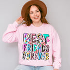 Best Friends Forever Colorful - Best Friends Unisex Crewneck T-Shirt Sweatshirt Hoodie