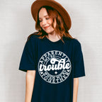 Apparently We're Trouble - Best Friends Unisex Crewneck T-Shirt Sweatshirt Hoodie