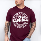 Apparently We're Trouble - Best Friends Unisex Crewneck T-Shirt Sweatshirt Hoodie