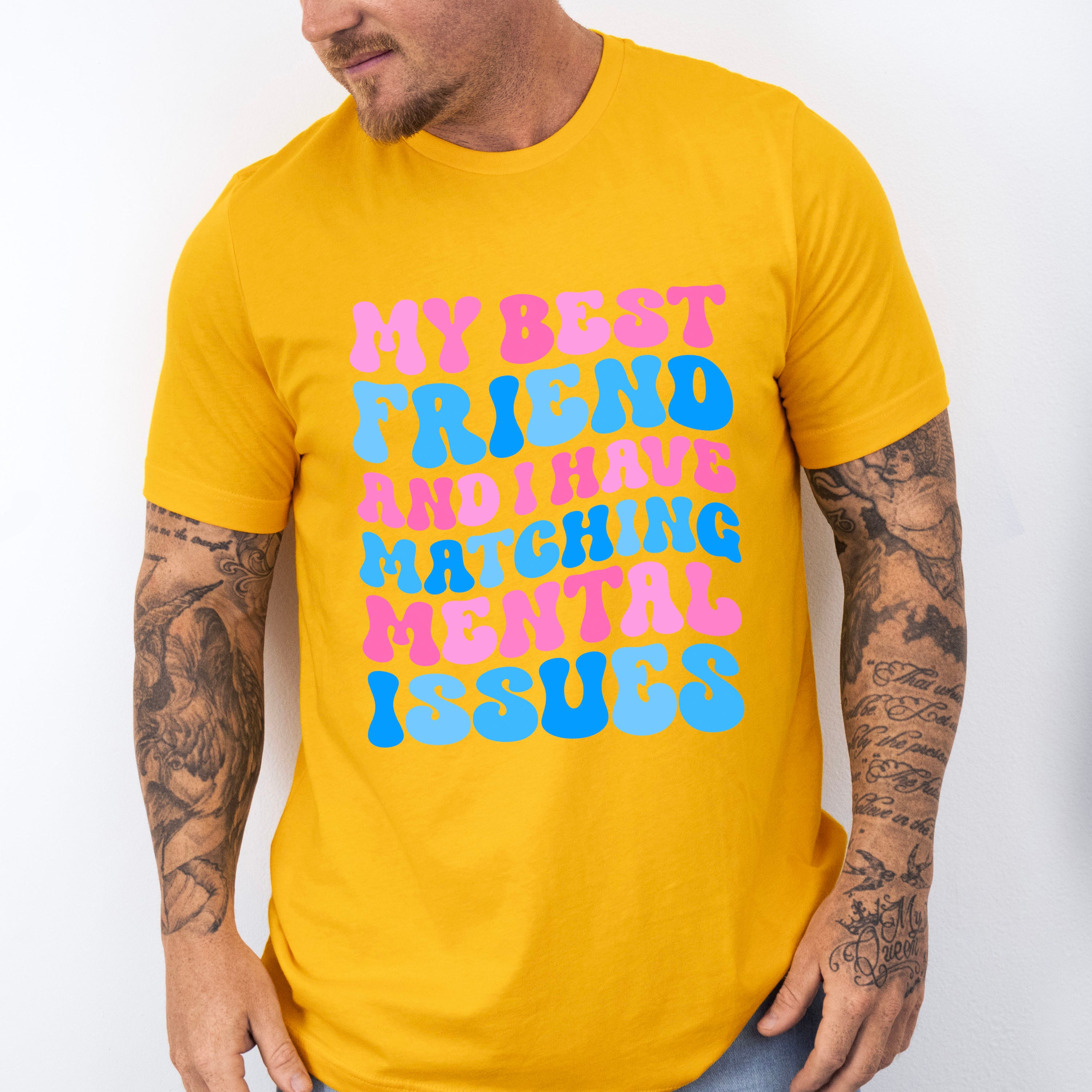 Matching Mental Issues - Best Friends Unisex Crewneck T-Shirt Sweatshirt Hoodie