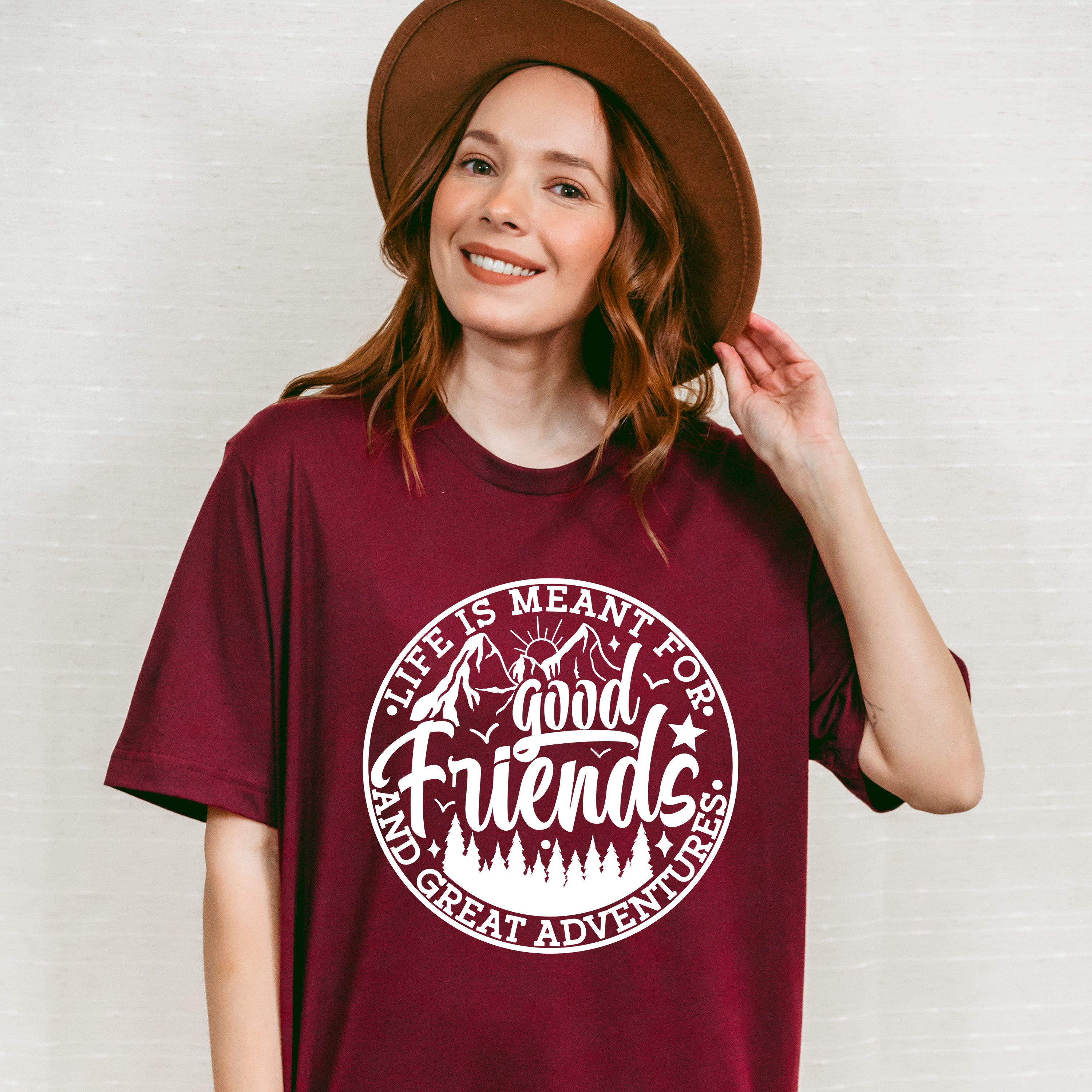 Good Friends And Great Adventures - Best Friends Unisex Crewneck T-Shirt Sweatshirt Hoodie