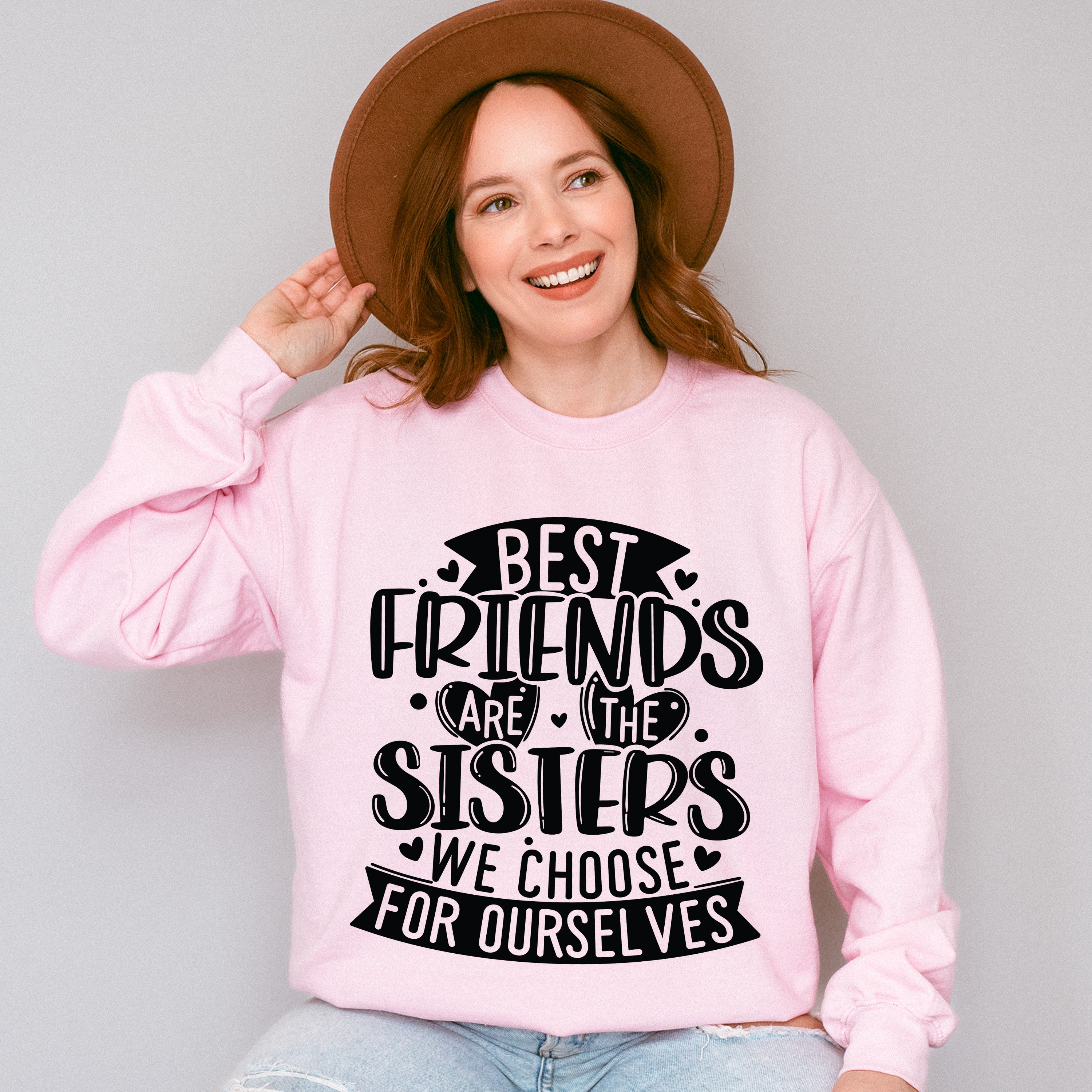 Sisters We Choose - Best Friends Unisex Crewneck T-Shirt Sweatshirt Hoodie