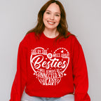 Side By Side Or Miles Apart - Best Friends Unisex Crewneck T-Shirt Sweatshirt Hoodie