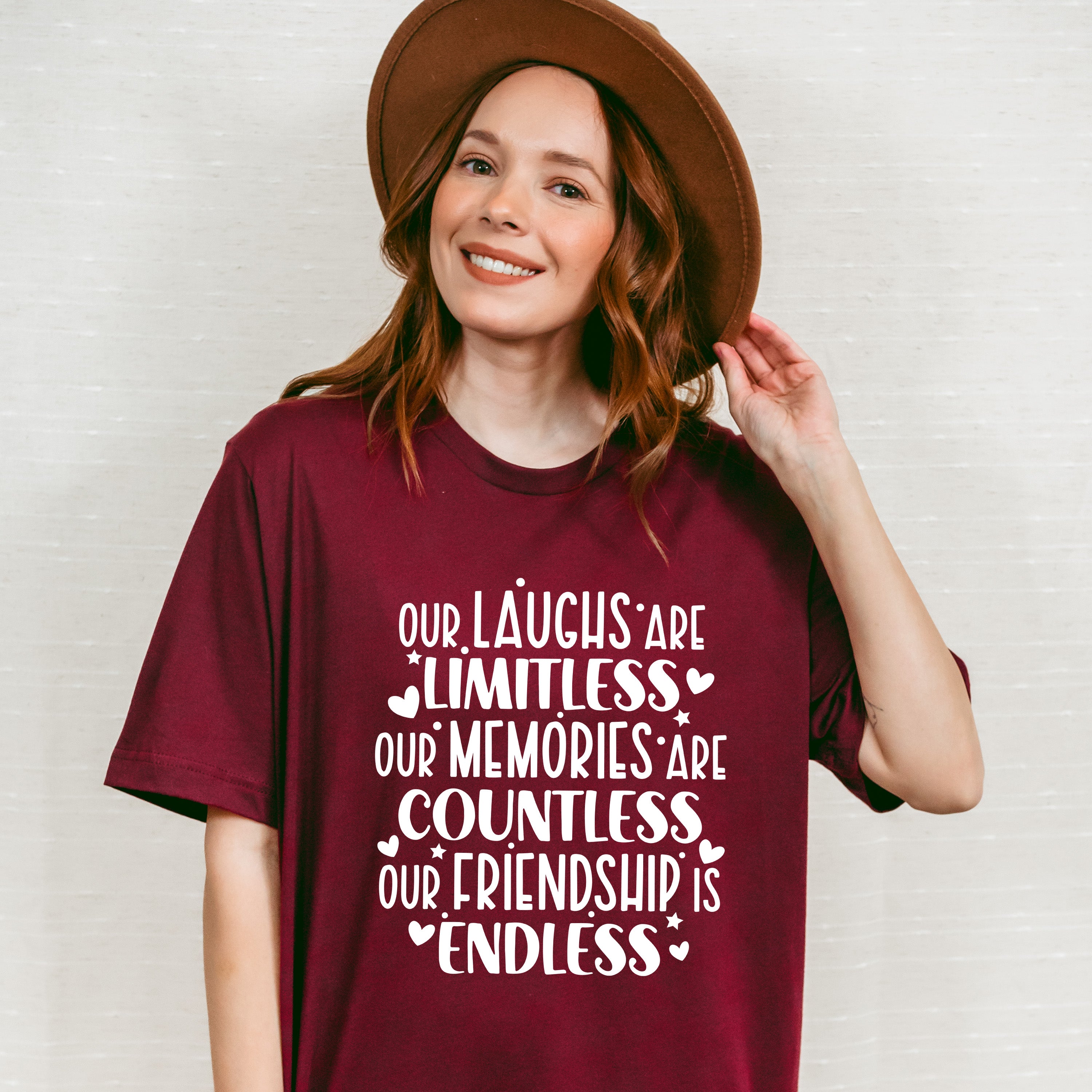 Limitless Countless Endless - Best Friends Unisex Crewneck T-Shirt Sweatshirt Hoodie