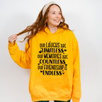 Limitless Countless Endless - Best Friends Unisex Crewneck T-Shirt Sweatshirt Hoodie