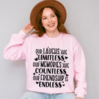 Limitless Countless Endless - Best Friends Unisex Crewneck T-Shirt Sweatshirt Hoodie