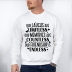 Limitless Countless Endless - Best Friends Unisex Crewneck T-Shirt Sweatshirt Hoodie