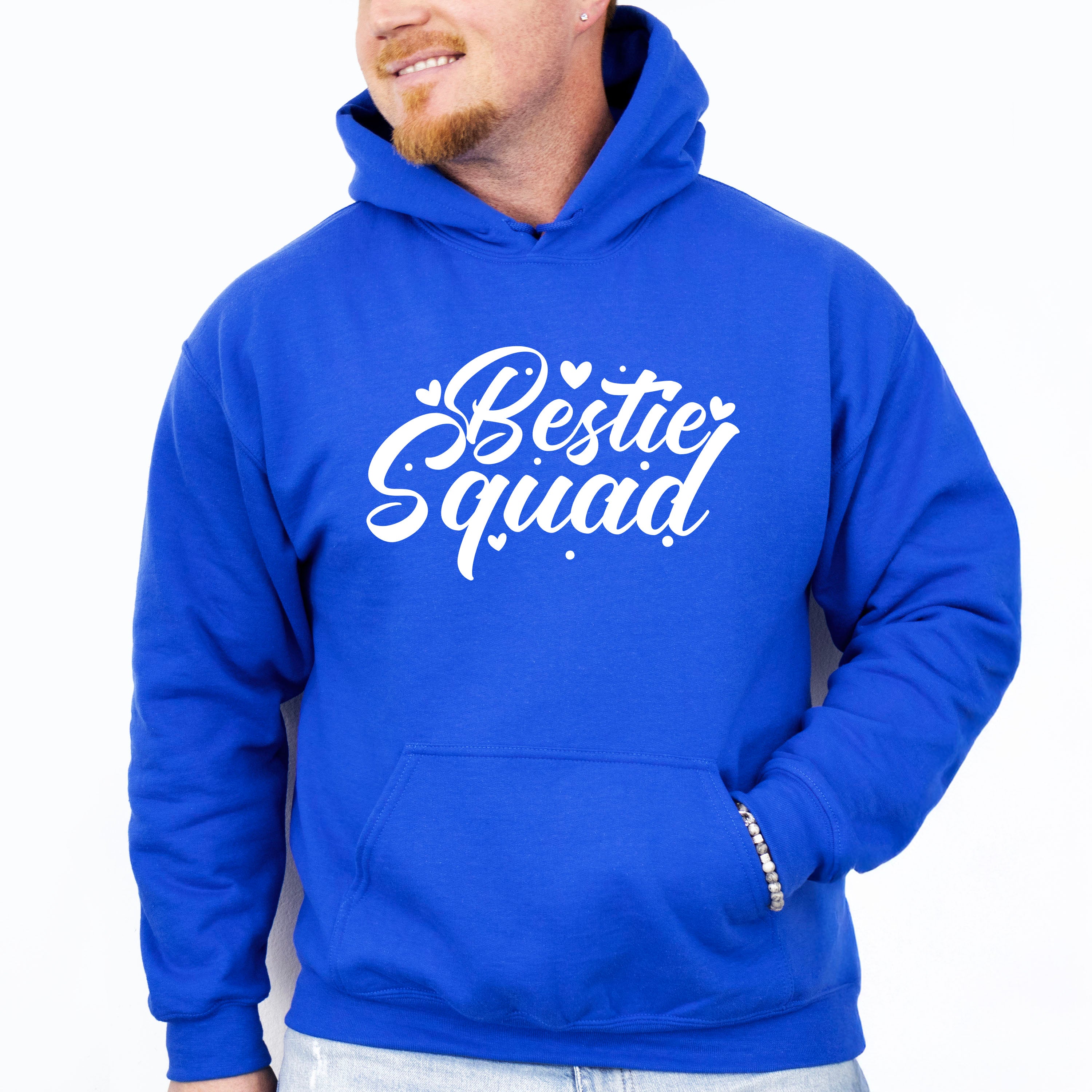 Bestie Squad Heart - Best Friends Unisex Crewneck T-Shirt Sweatshirt Hoodie