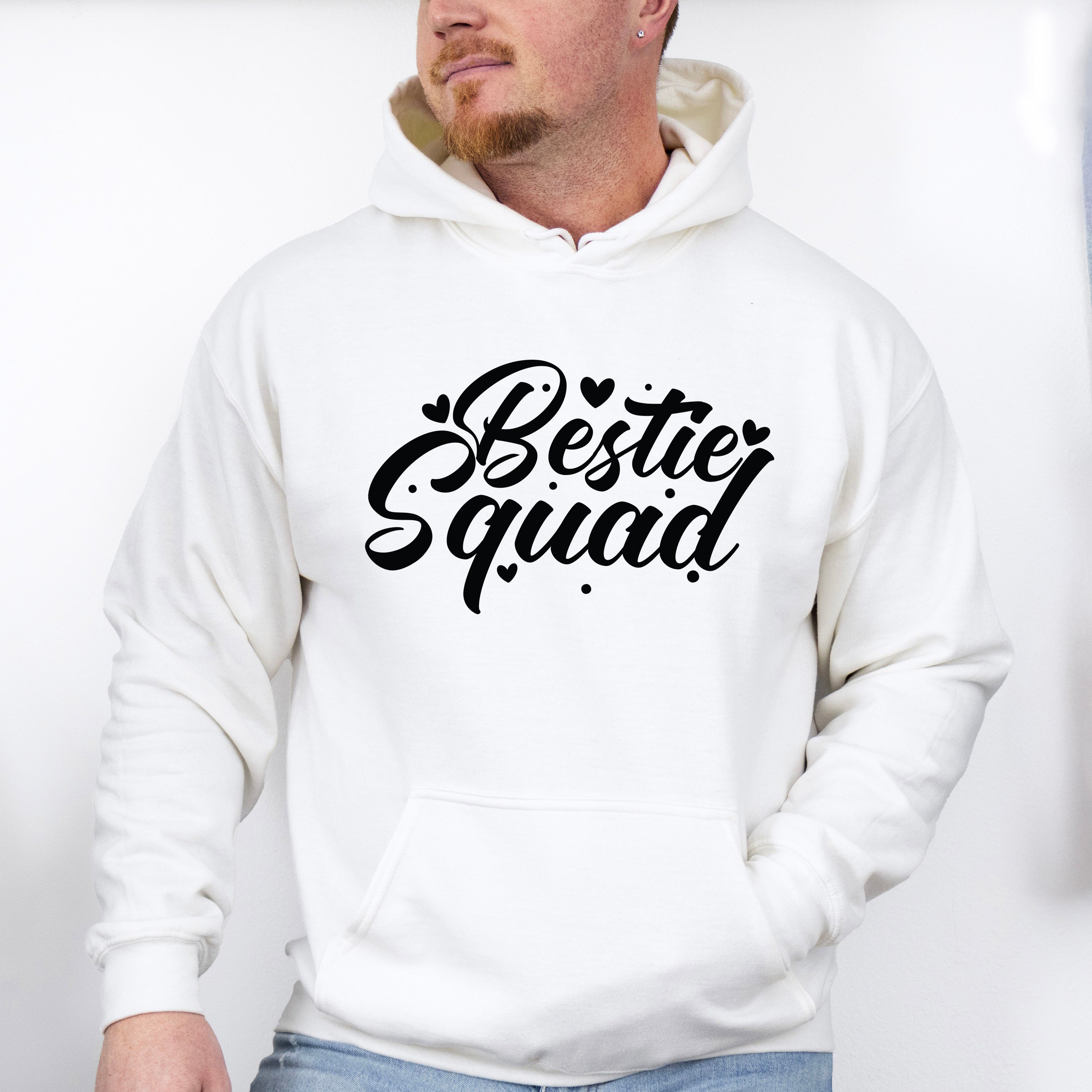 Bestie Squad Heart - Best Friends Unisex Crewneck T-Shirt Sweatshirt Hoodie