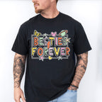 Besties Forever Cardboard Design - Best Friends Unisex Crewneck T-Shirt Sweatshirt Hoodie