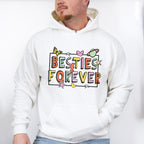 Besties Forever Cardboard Design - Best Friends Unisex Crewneck T-Shirt Sweatshirt Hoodie