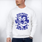 Besties Blue Design - Best Friends Unisex Crewneck T-Shirt Sweatshirt Hoodie