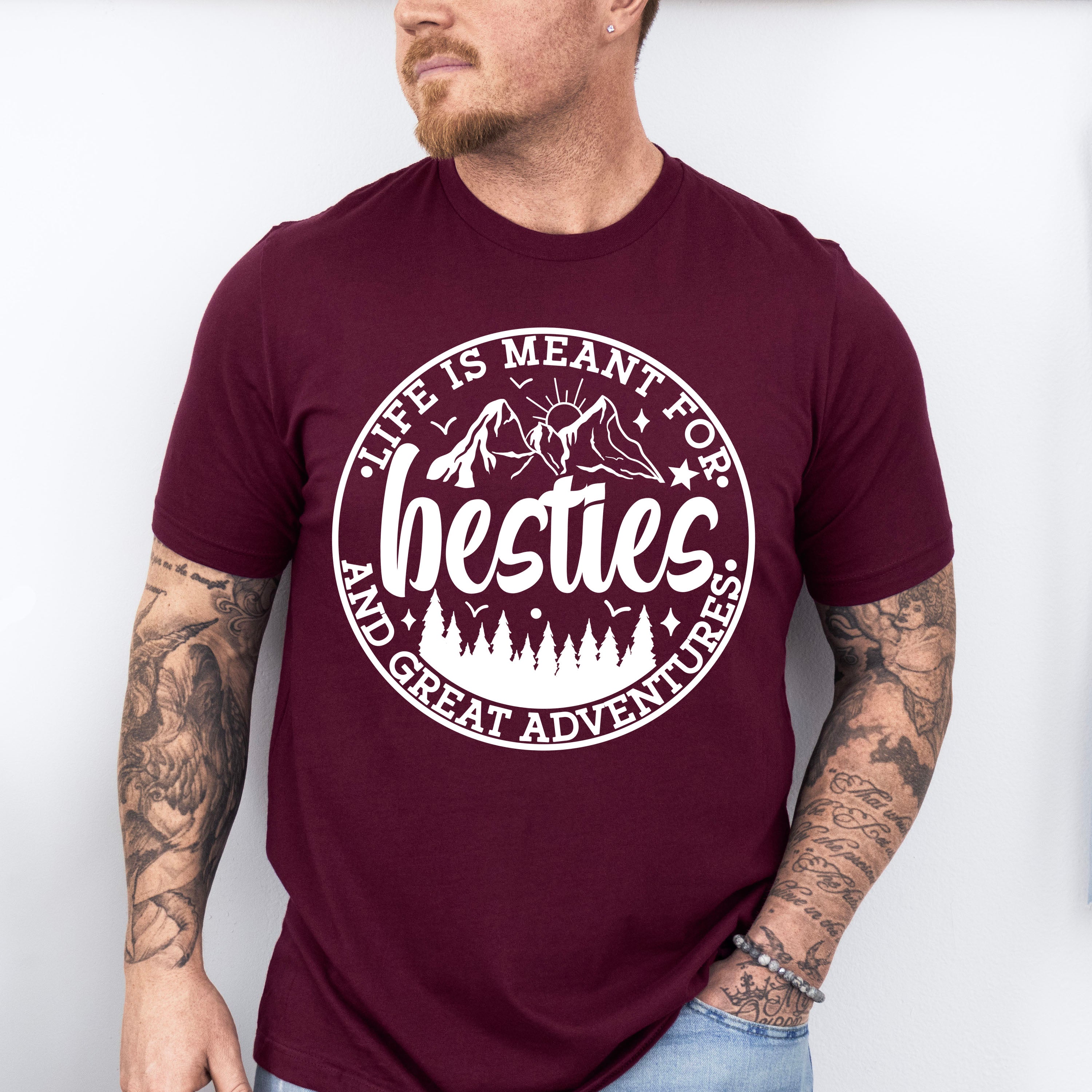 Besties And Great Adventures - Best Friends Unisex Crewneck T-Shirt Sweatshirt Hoodie