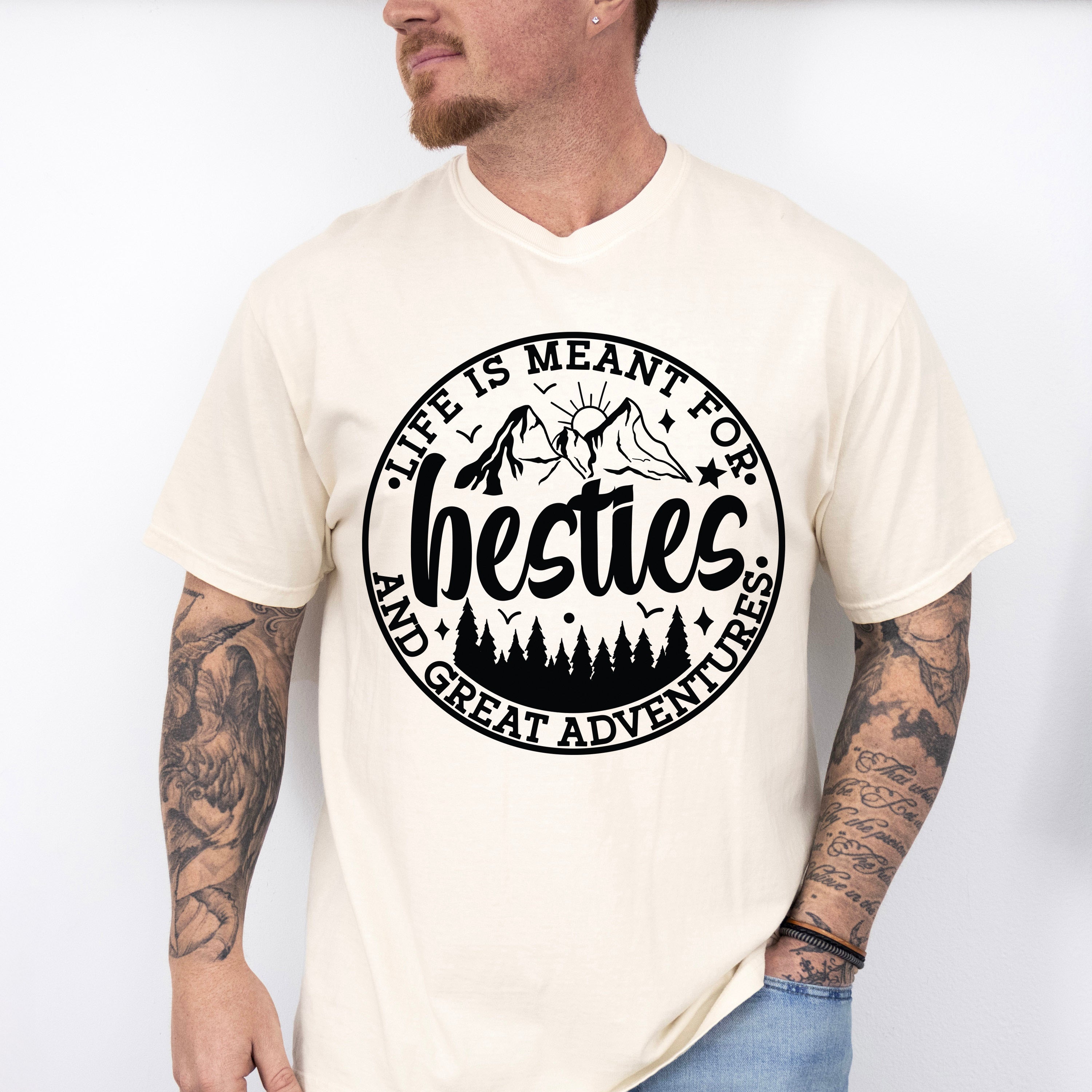 Besties And Great Adventures - Best Friends Unisex Crewneck T-Shirt Sweatshirt Hoodie