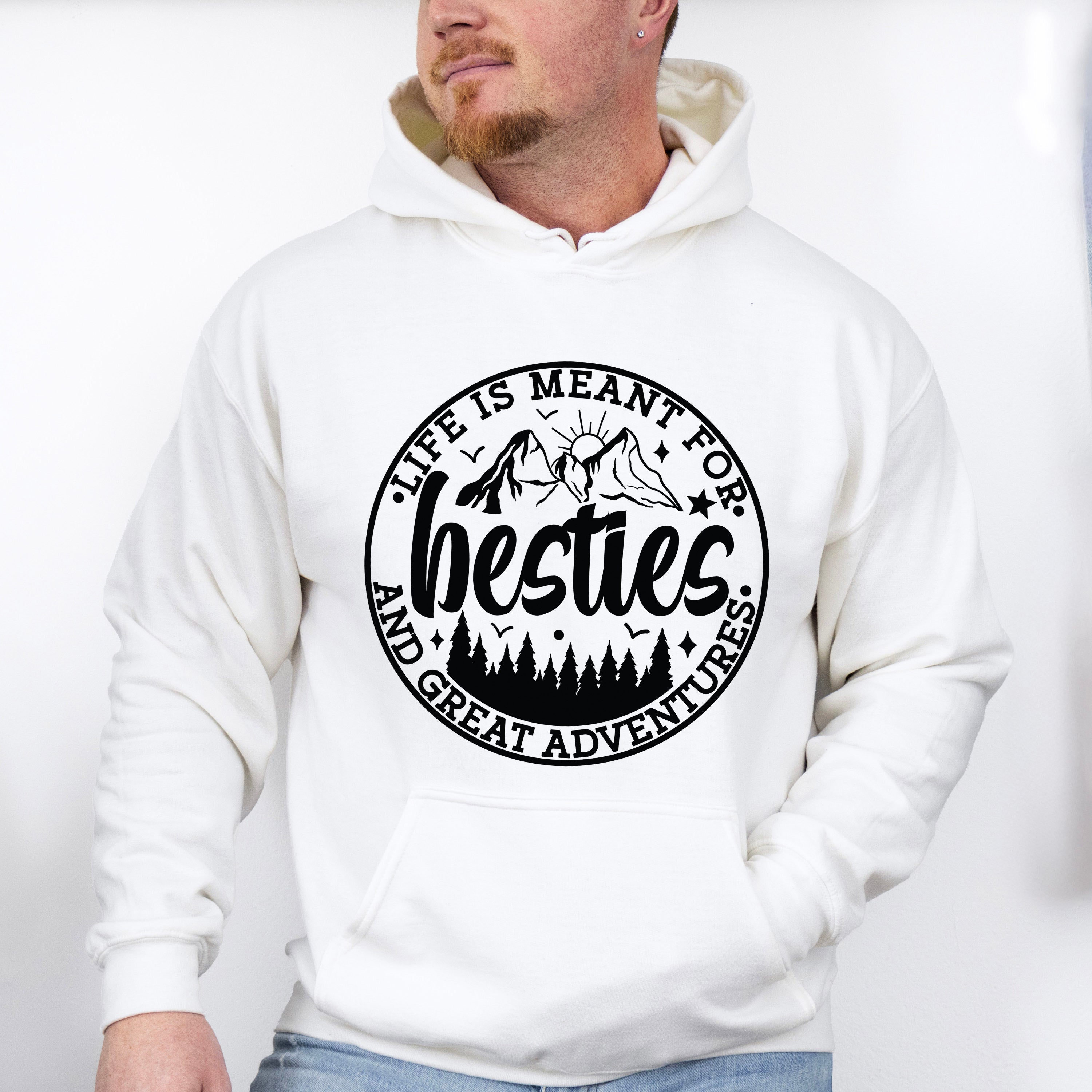 Besties And Great Adventures - Best Friends Unisex Crewneck T-Shirt Sweatshirt Hoodie