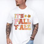 It's Fall Yall Daisy And Leaf - Fall Unisex Crewneck T-Shirt Sweatshirt Hoodie