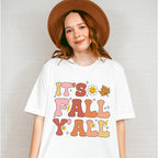 It's Fall Yall Daisy And Leaf - Fall Unisex Crewneck T-Shirt Sweatshirt Hoodie