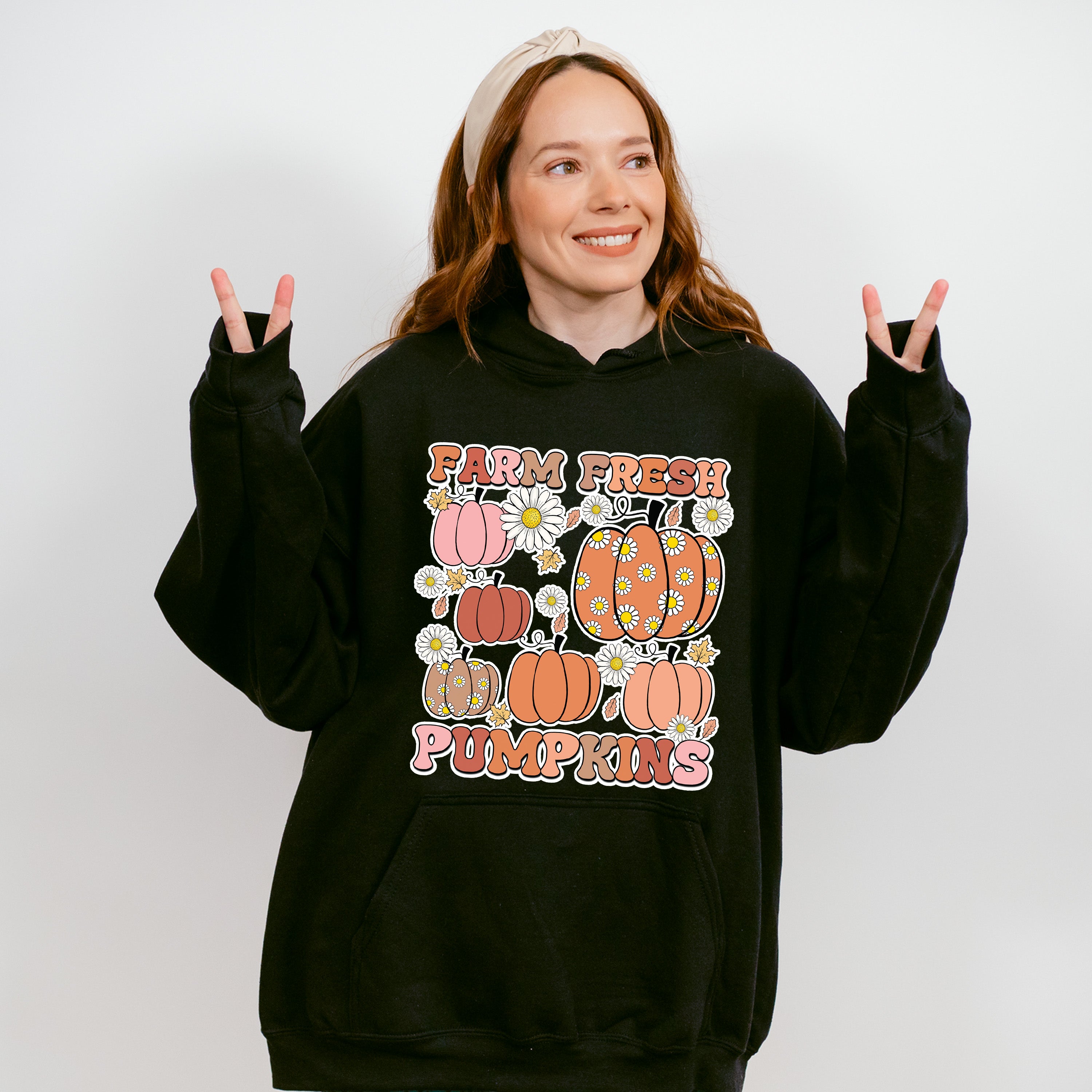 Farm Fresh Pumpkins - Fall Unisex Crewneck T-Shirt Sweatshirt Hoodie