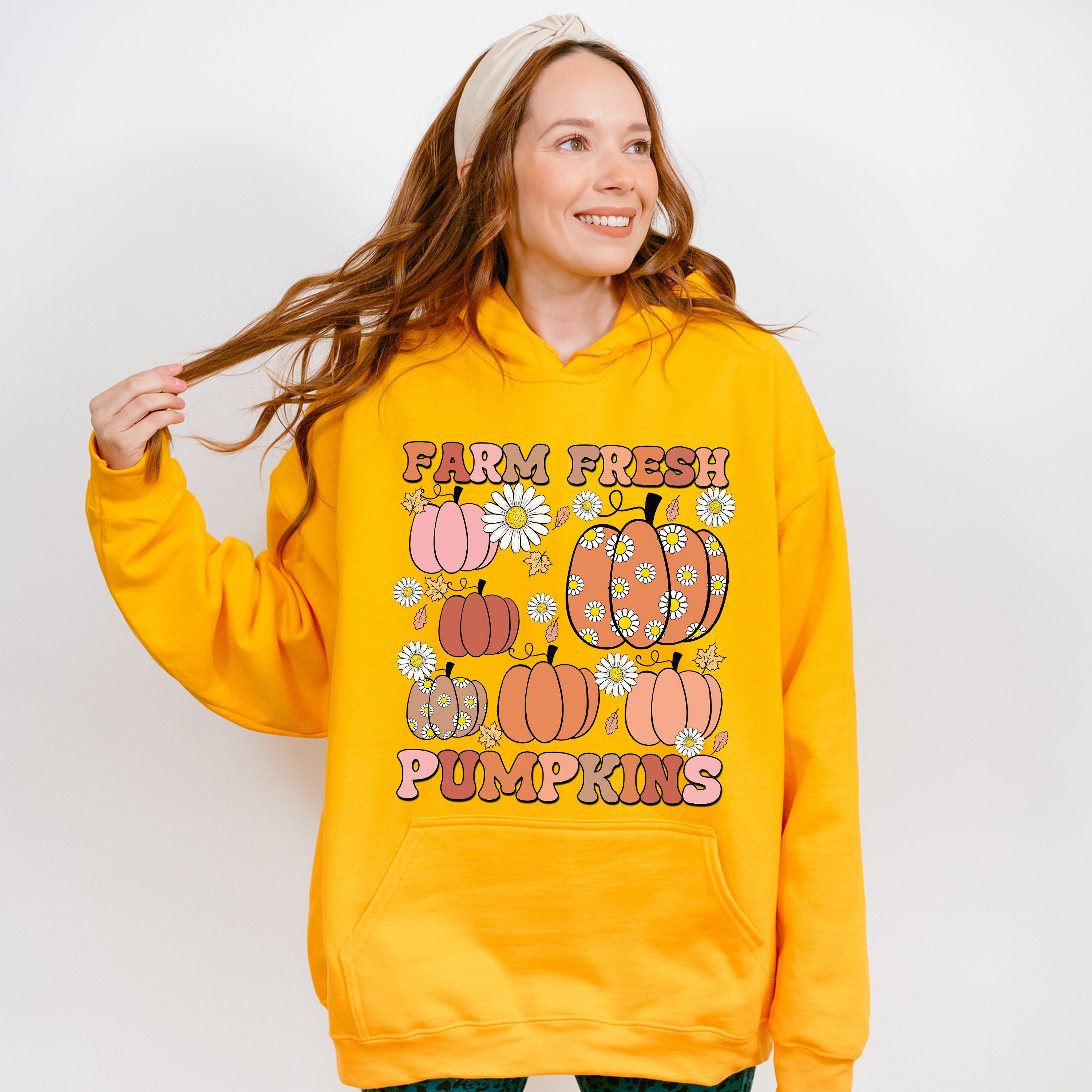 Farm Fresh Pumpkins - Fall Unisex Crewneck T-Shirt Sweatshirt Hoodie