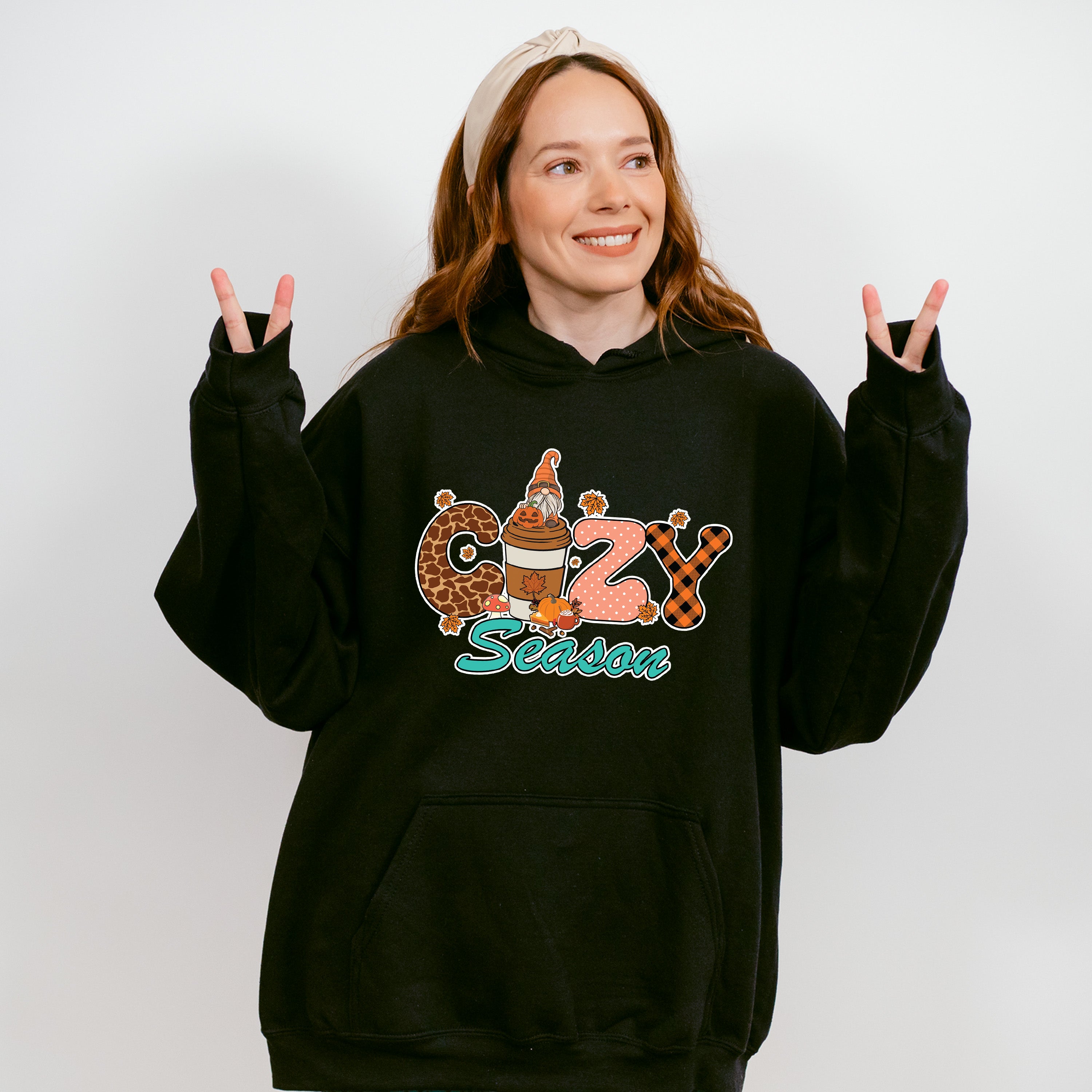 Cozy Season Pumpkin Drink - Fall Unisex Crewneck T-Shirt Sweatshirt Hoodie