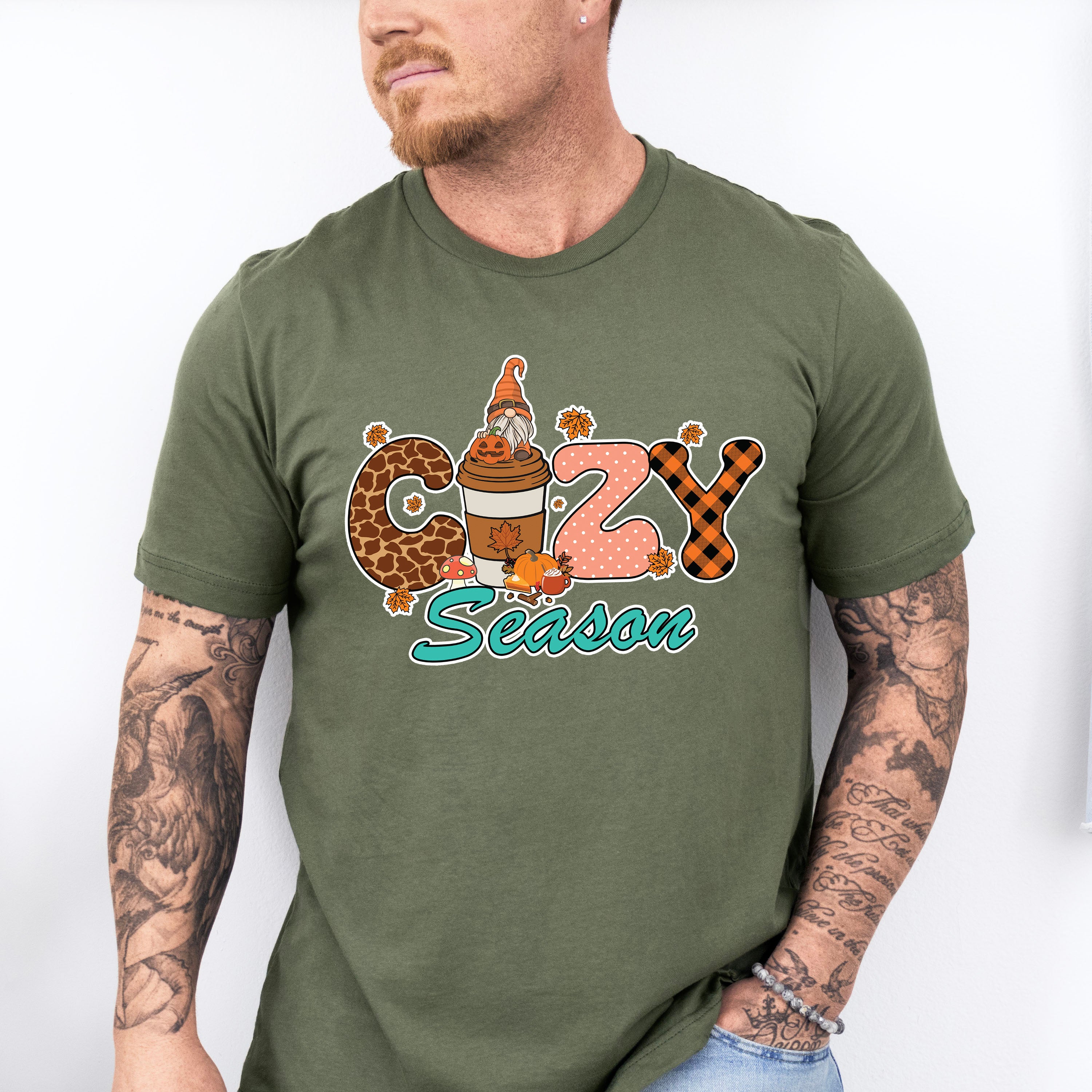 Cozy Season Pumpkin Drink - Fall Unisex Crewneck T-Shirt Sweatshirt Hoodie