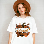 Blessed Pumpkin Sliced - Fall Unisex Crewneck T-Shirt Sweatshirt Hoodie